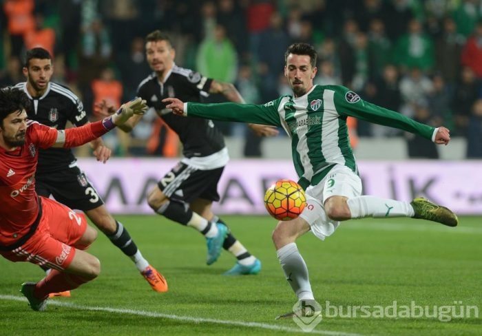 Bursaspor - Beşiktaş maçından kareler