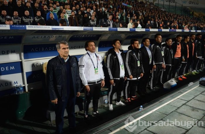 Bursaspor - Beşiktaş maçından kareler