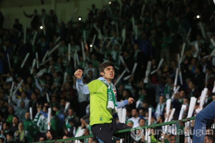 Bursaspor - Beşiktaş maçından kareler