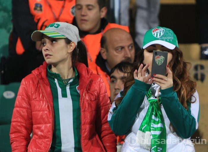 Bursaspor - Beşiktaş maçından kareler