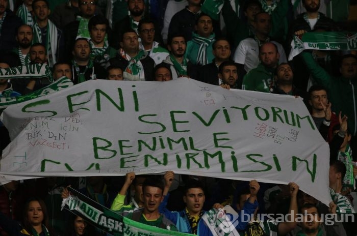 Bursaspor - Beşiktaş maçından kareler