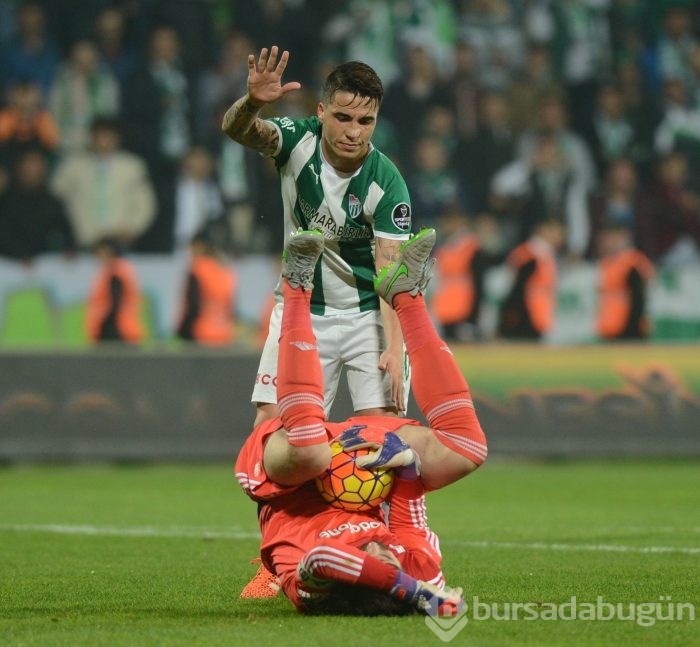Bursaspor - Beşiktaş maçından kareler