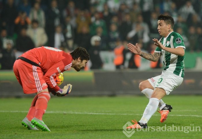Bursaspor - Beşiktaş maçından kareler