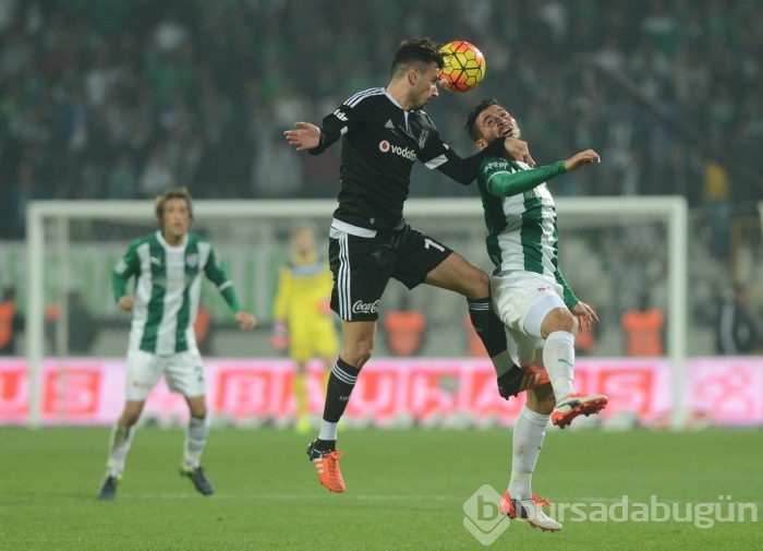 Bursaspor - Beşiktaş maçından kareler