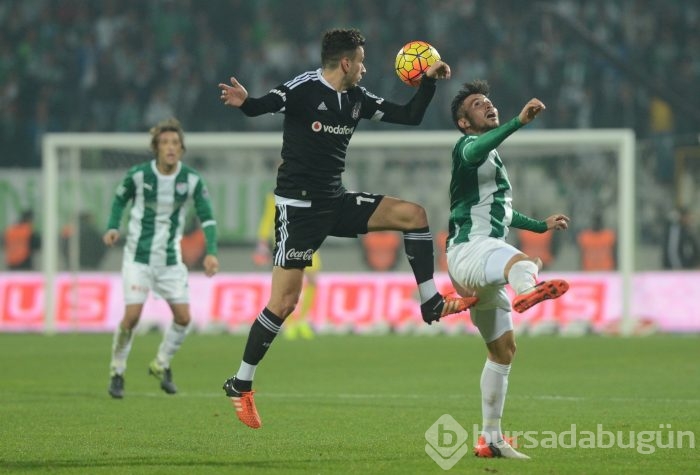 Bursaspor - Beşiktaş maçından kareler