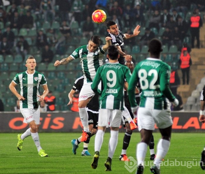 Bursaspor - Beşiktaş maçından kareler