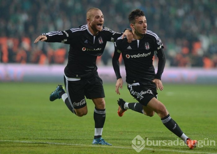 Bursaspor - Beşiktaş maçından kareler