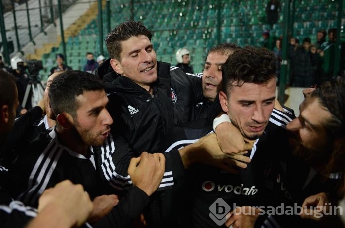Bursaspor - Beşiktaş maçından kareler