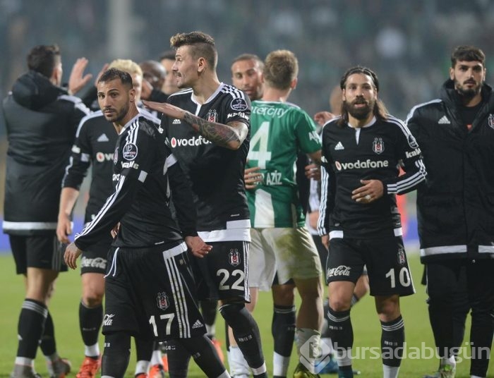 Bursaspor - Beşiktaş maçından kareler