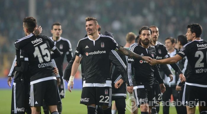 Bursaspor - Beşiktaş maçından kareler