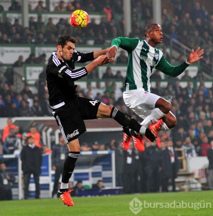 Bursaspor - Beşiktaş maçından kareler