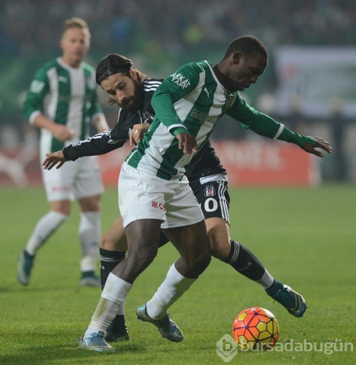 Bursaspor - Beşiktaş maçından kareler