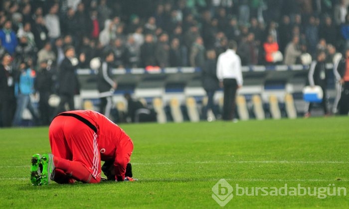 Bursaspor - Beşiktaş maçından kareler