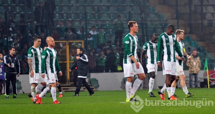 Bursaspor - Beşiktaş maçından kareler