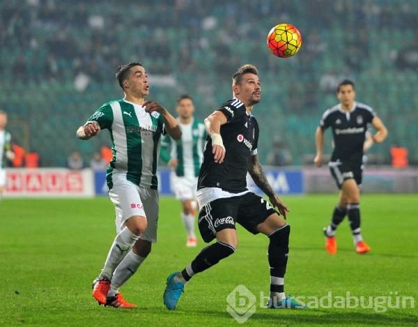 Bursaspor - Beşiktaş maçından kareler