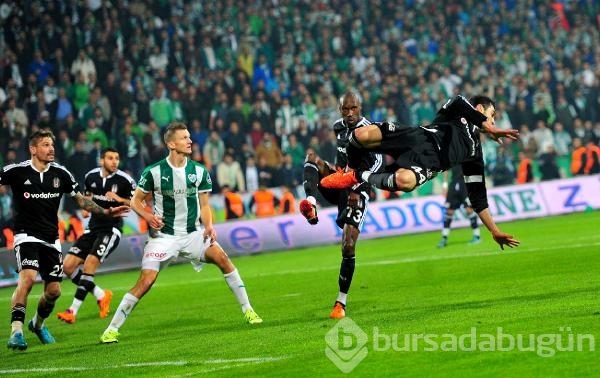 Bursaspor - Beşiktaş maçından kareler