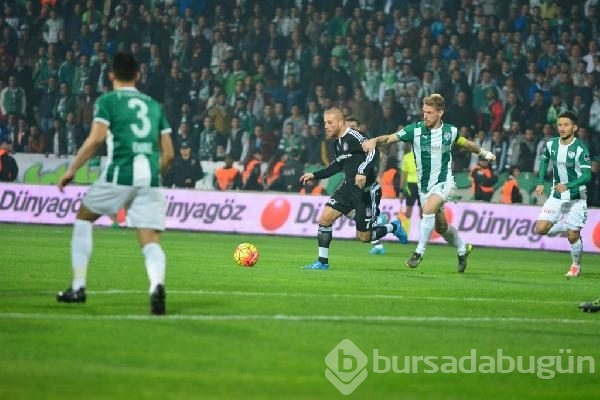 Bursaspor - Beşiktaş maçından kareler