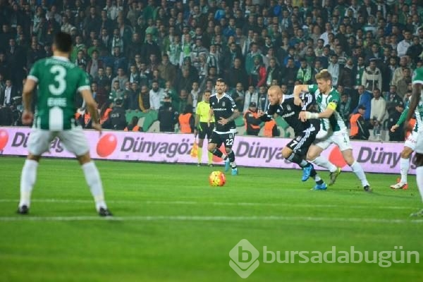 Bursaspor - Beşiktaş maçından kareler