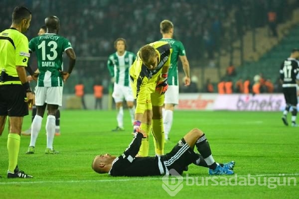 Bursaspor - Beşiktaş maçından kareler