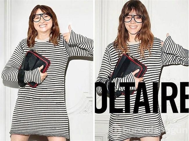 Moda dünyasını taklit eden fransız gazeteci