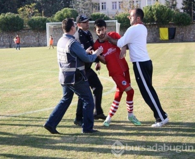 Denizli'deki amatör maçta büyük kavga