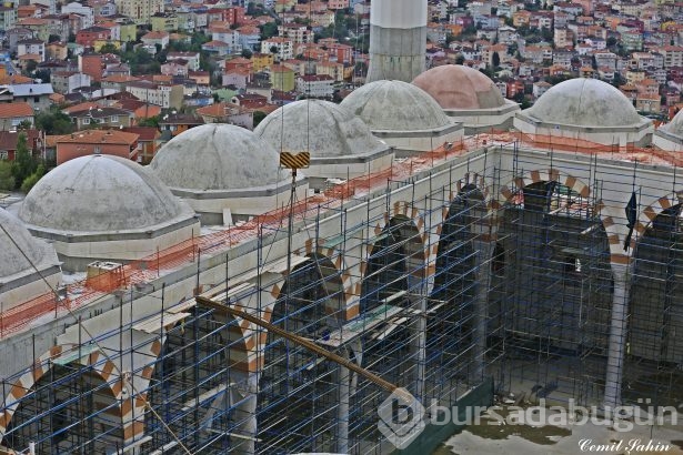 Çamlıca Camii'nde artık sona doğru