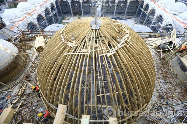 Çamlıca Camii'nde artık sona doğru