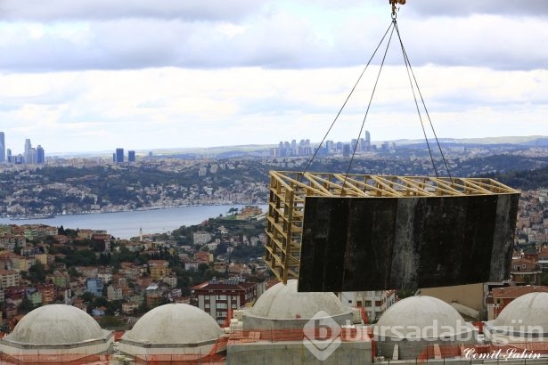 Çamlıca Camii'nde artık sona doğru
