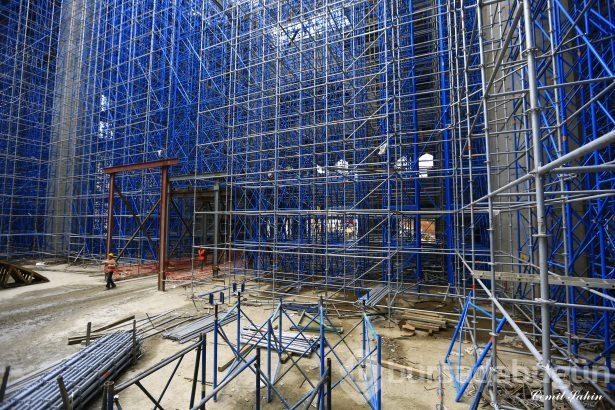 Çamlıca Camii'nde artık sona doğru