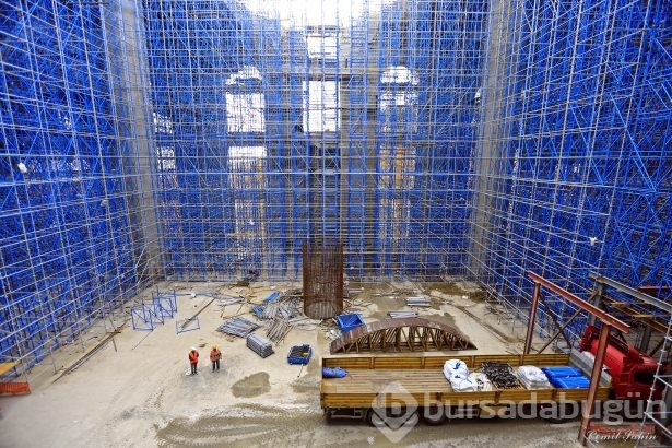 Çamlıca Camii'nde artık sona doğru