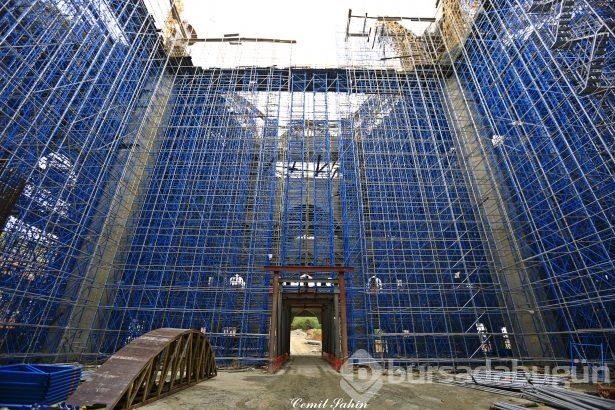 Çamlıca Camii'nde artık sona doğru