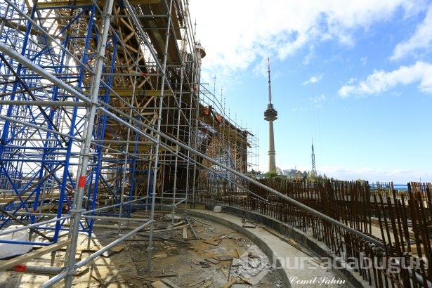 Çamlıca Camii'nde artık sona doğru
