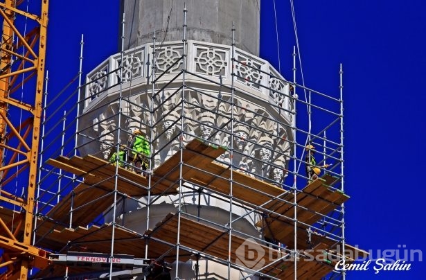 Çamlıca Camii'nde artık sona doğru