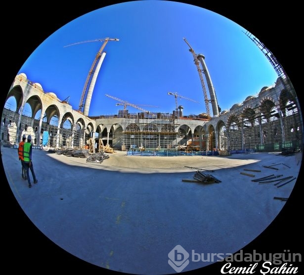 Çamlıca Camii'nde artık sona doğru