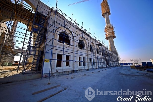 Çamlıca Camii'nde artık sona doğru