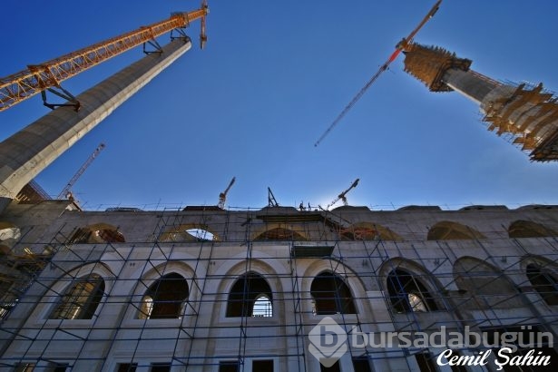 Çamlıca Camii'nde artık sona doğru