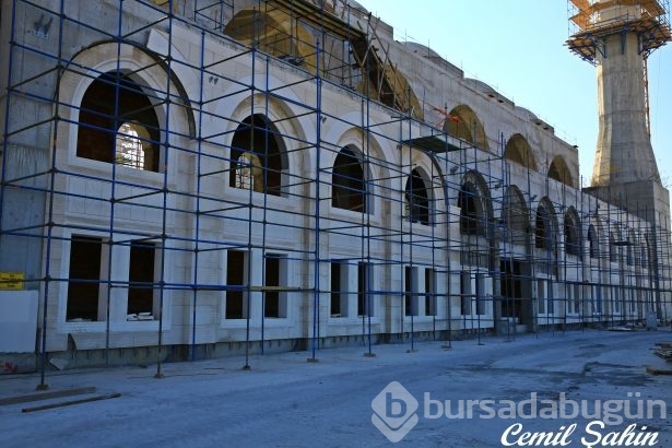 Çamlıca Camii'nde artık sona doğru