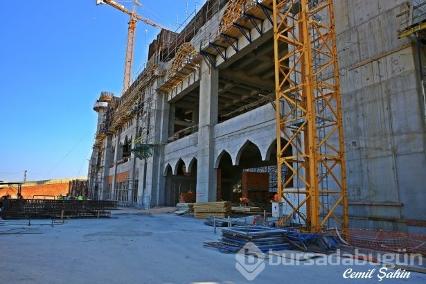 Çamlıca Camii'nde artık sona doğru