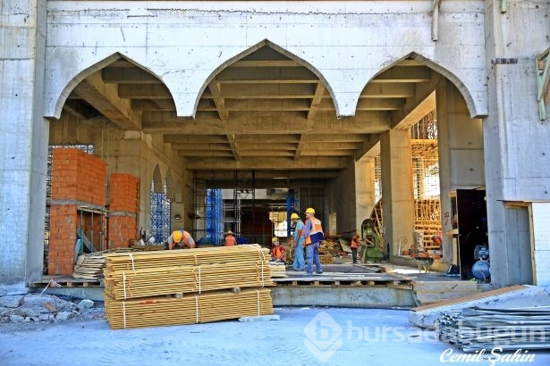 Çamlıca Camii'nde artık sona doğru