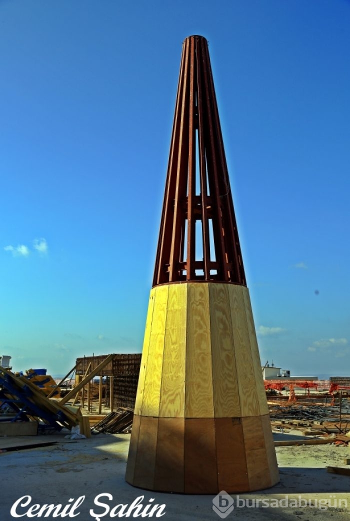 Çamlıca Camii'nde artık sona doğru