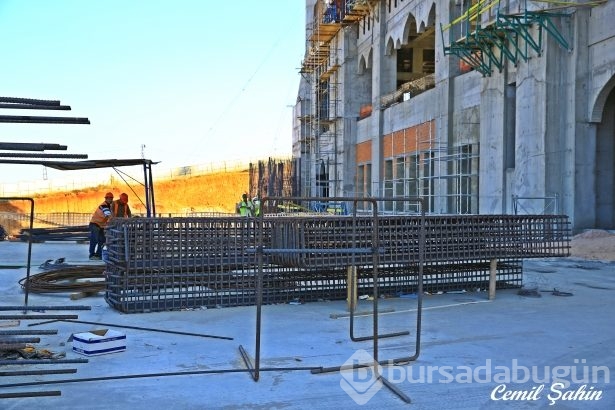 Çamlıca Camii'nde artık sona doğru