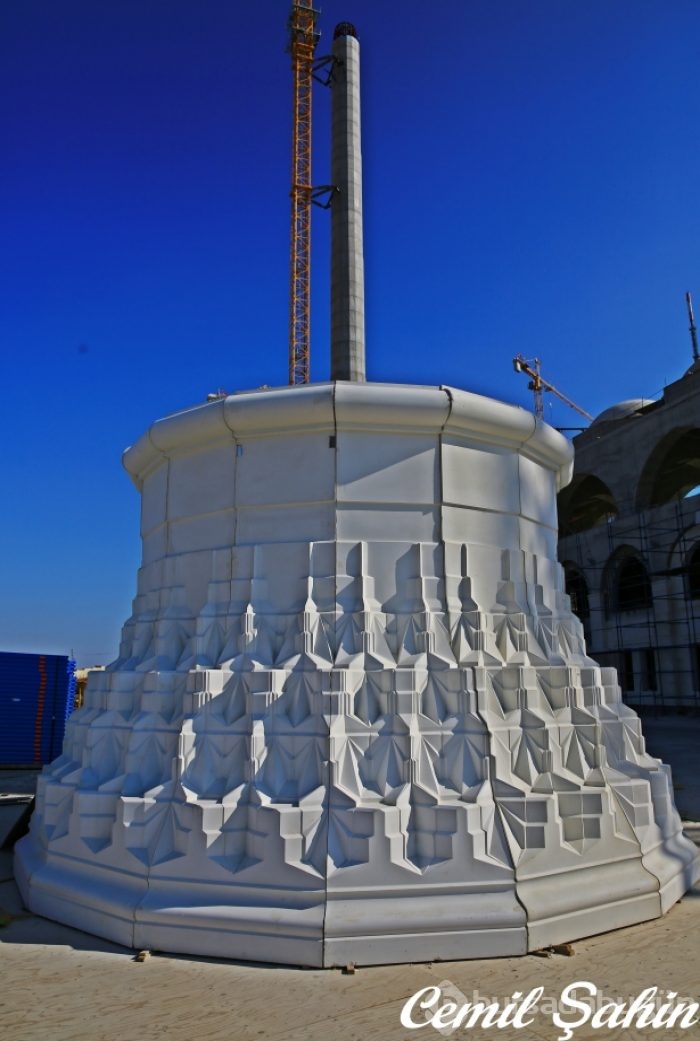 Çamlıca Camii'nde artık sona doğru