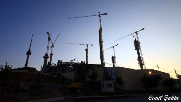 Çamlıca Camii'nde artık sona doğru