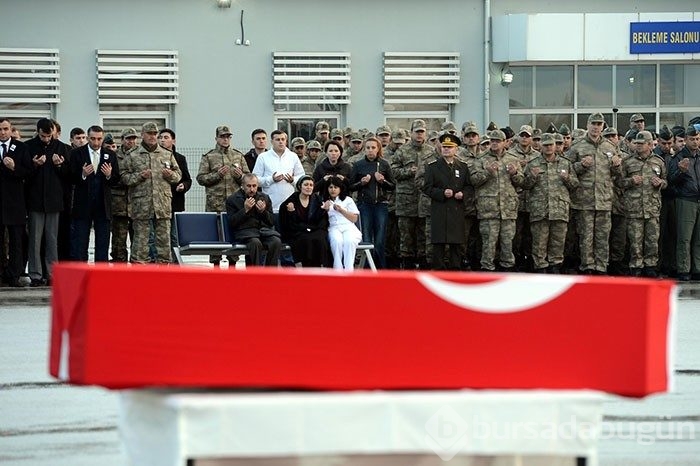 Hain saldırıda şehit düşen astsubay için tören düzenlendi