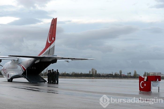 Hain saldırıda şehit düşen astsubay için tören düzenlendi