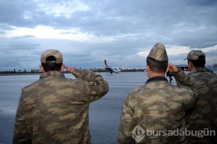 Hain saldırıda şehit düşen astsubay için tören düzenlendi