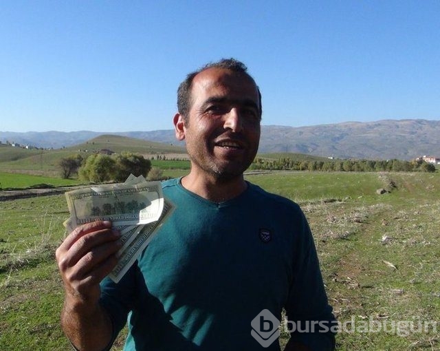 Gökte ararken Sarıçiçek Köyü'nde buldu!