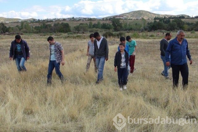 Gökte ararken Sarıçiçek Köyü'nde buldu!