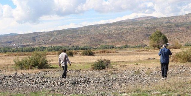 Gökte ararken Sarıçiçek Köyü'nde buldu!