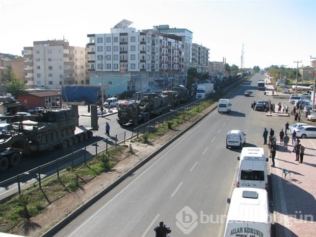 Gaziantep'te askeri sevkiyat